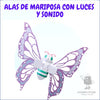 ALAS DE MARIPOSA MUSICAL Y LUCES LED