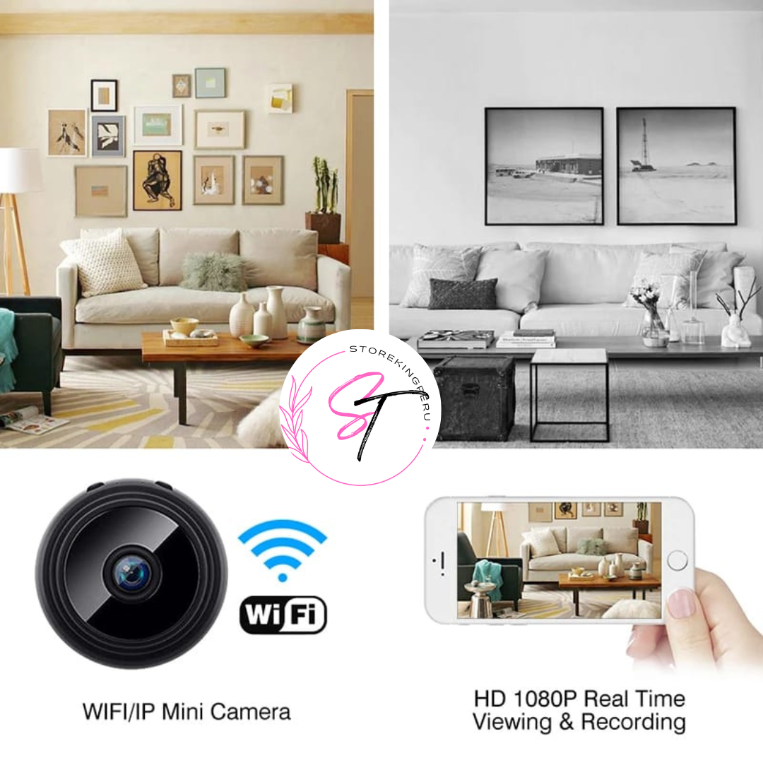 SECURE SITE™️  MINI CAMARA FULL HD WIFI DE VIGILANCIA